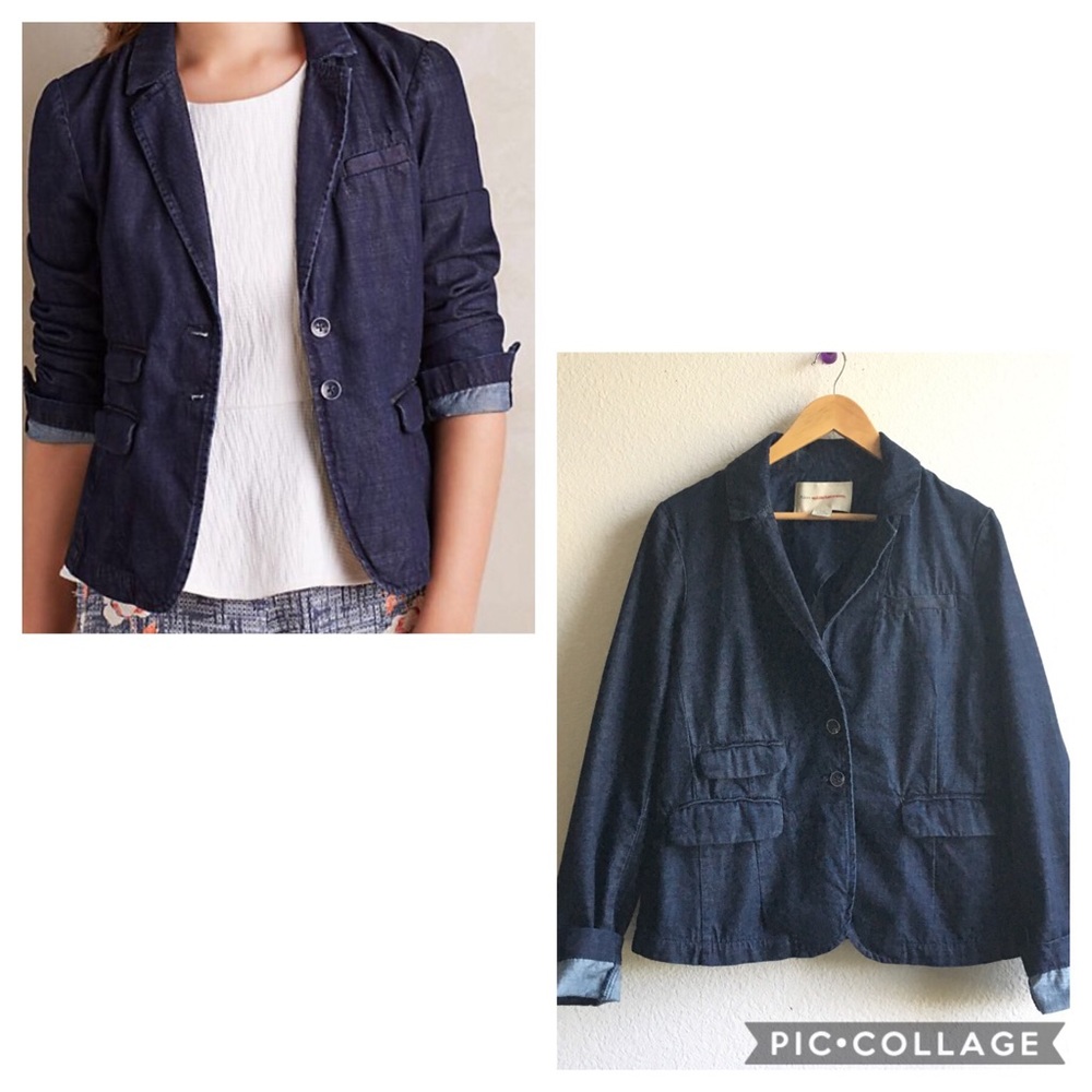 Anthropologie. Pilcro and theLetterpress Blazer
